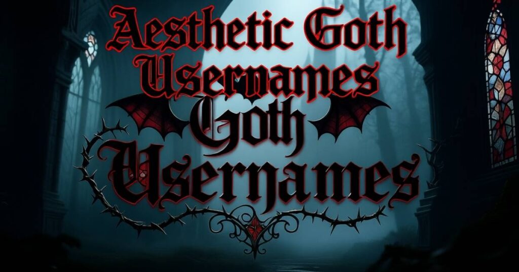 aesthetic-goth-usernames