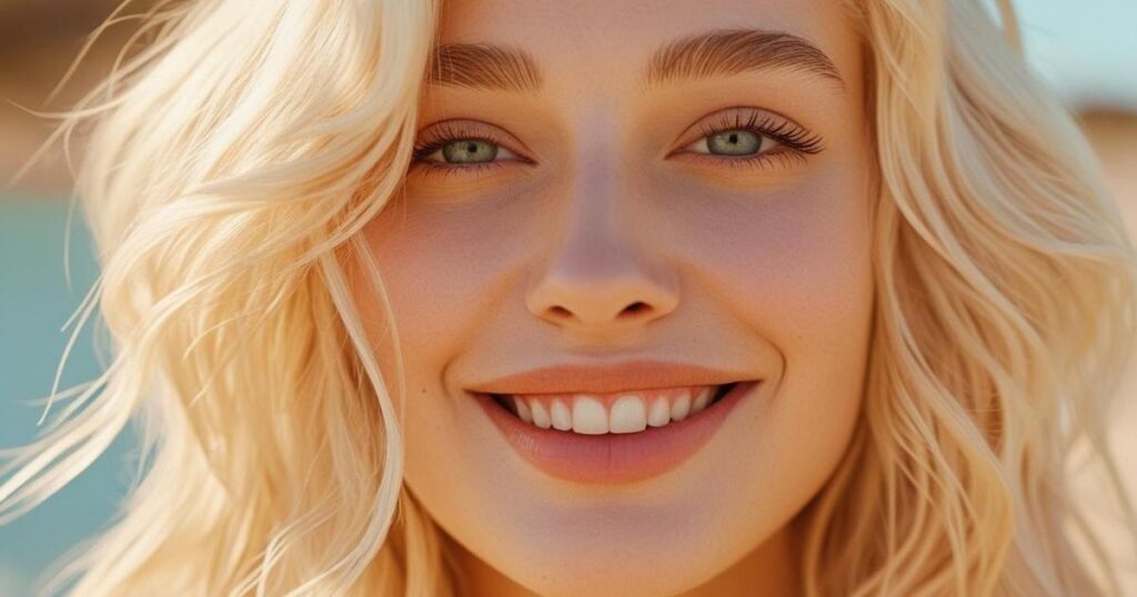 romantic-blond-hair-color-captions