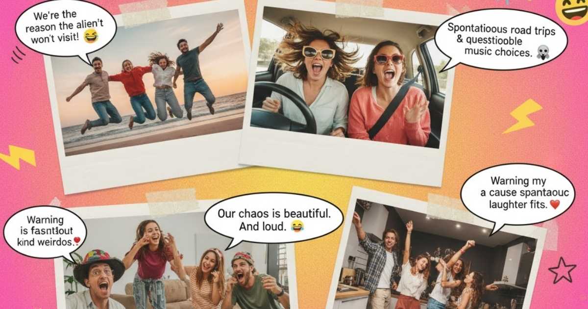 260-ultimate-crazy-friends-captions-for-instagram-2025