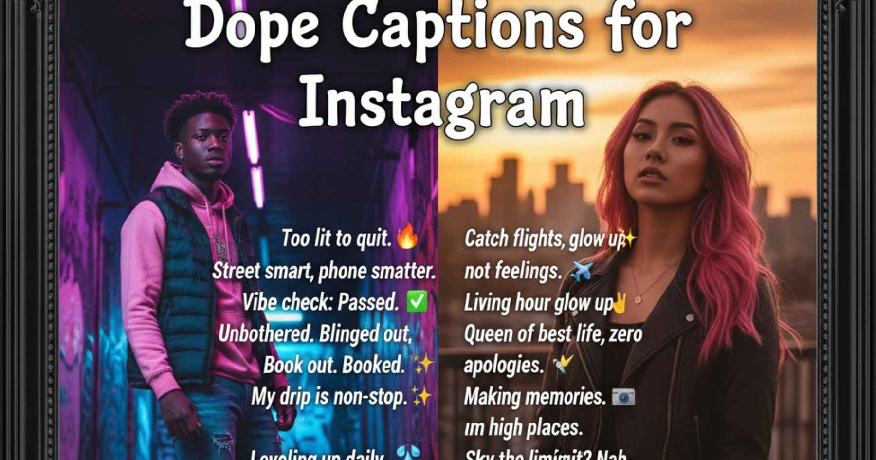 470-best-dope-captions-for-instagram-in-2025