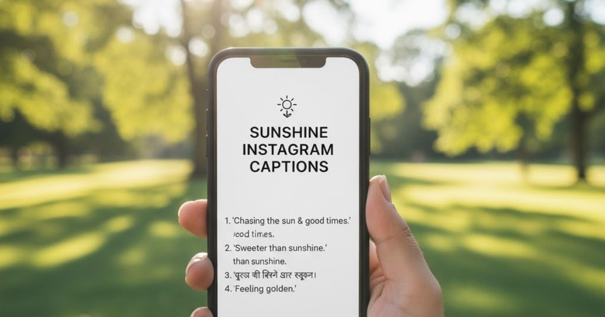 580-trending-sunshine-captions-for-instagram-for-girl-2025