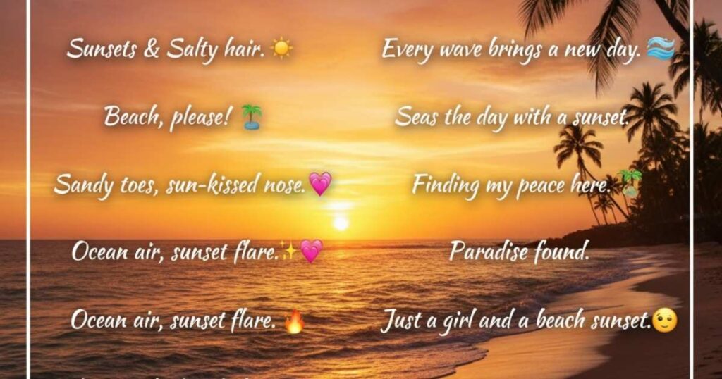 beach-sunset-captions