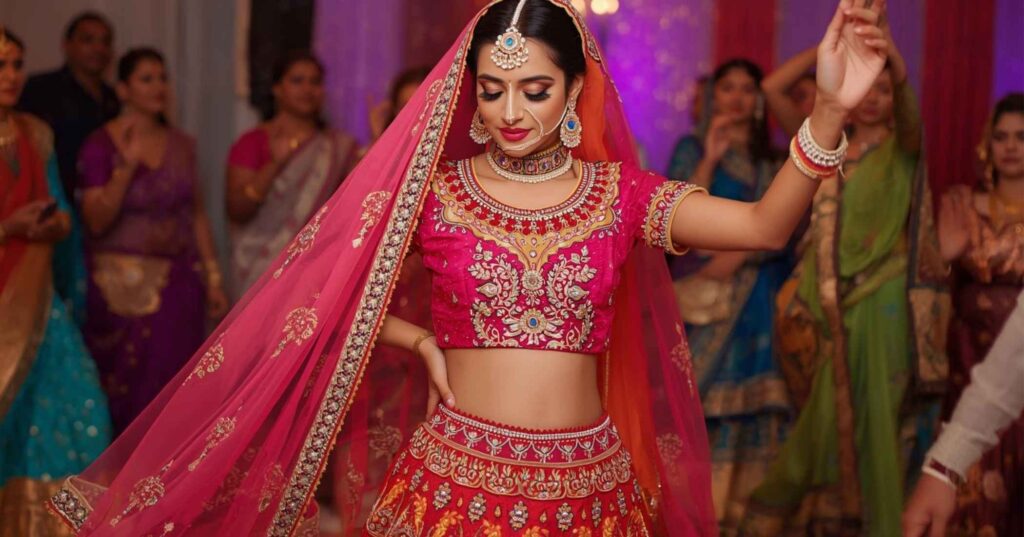 dance-ready-sangeet-outfit-captions