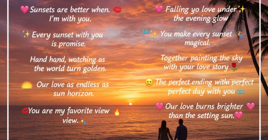 romantic-sunset-captions-and-quotes