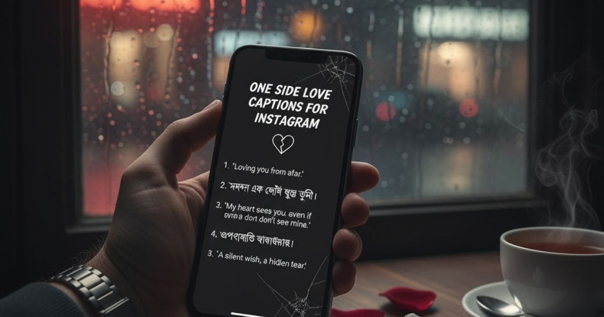 540+ Heart-Touching One Side Love Captions for Instagram